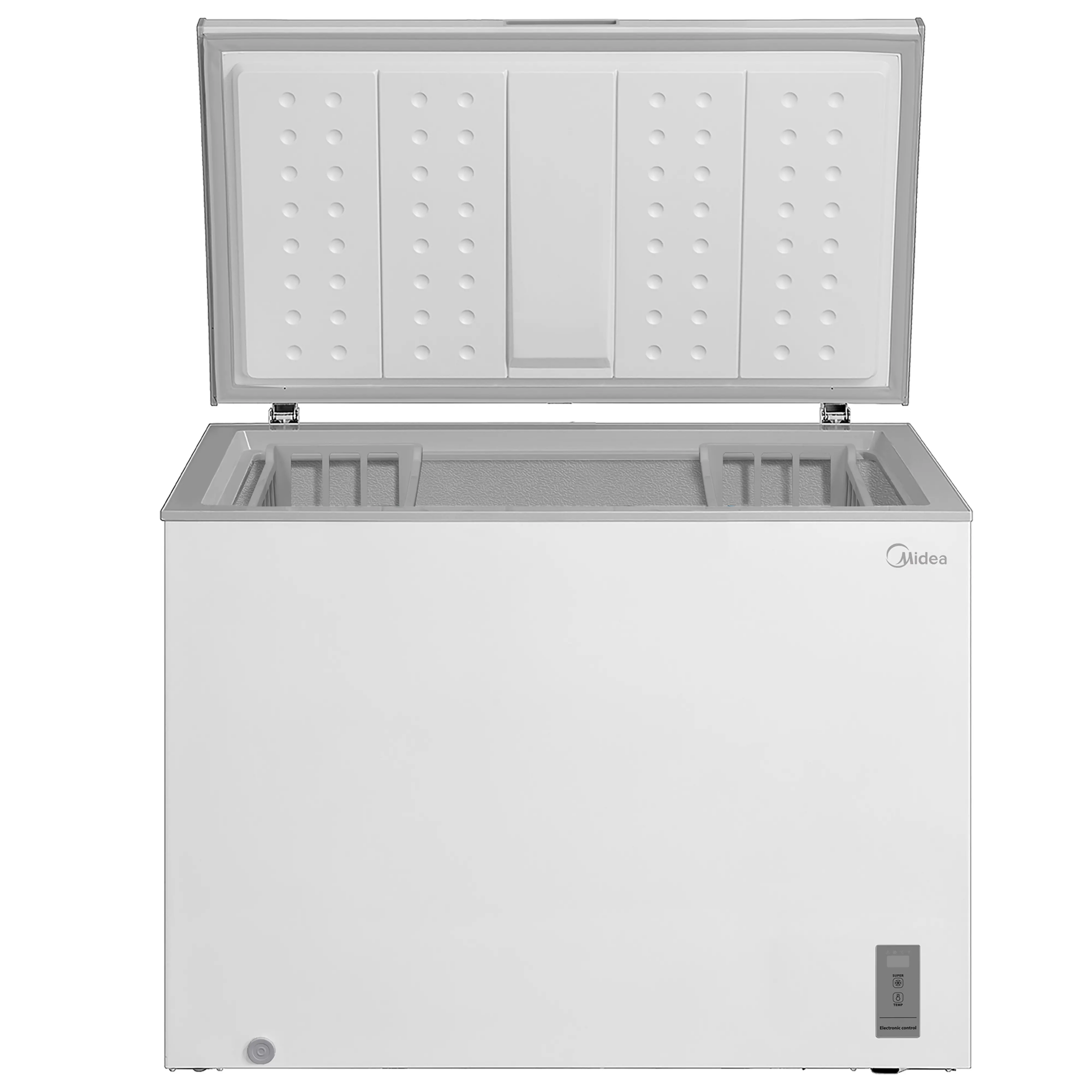 Midea Freezer | MDRC345FZE01 | Energy efficiency class E | Chest | Free standing | Height 85 cm | Total net capacity 249 L | Display | White - Image 5