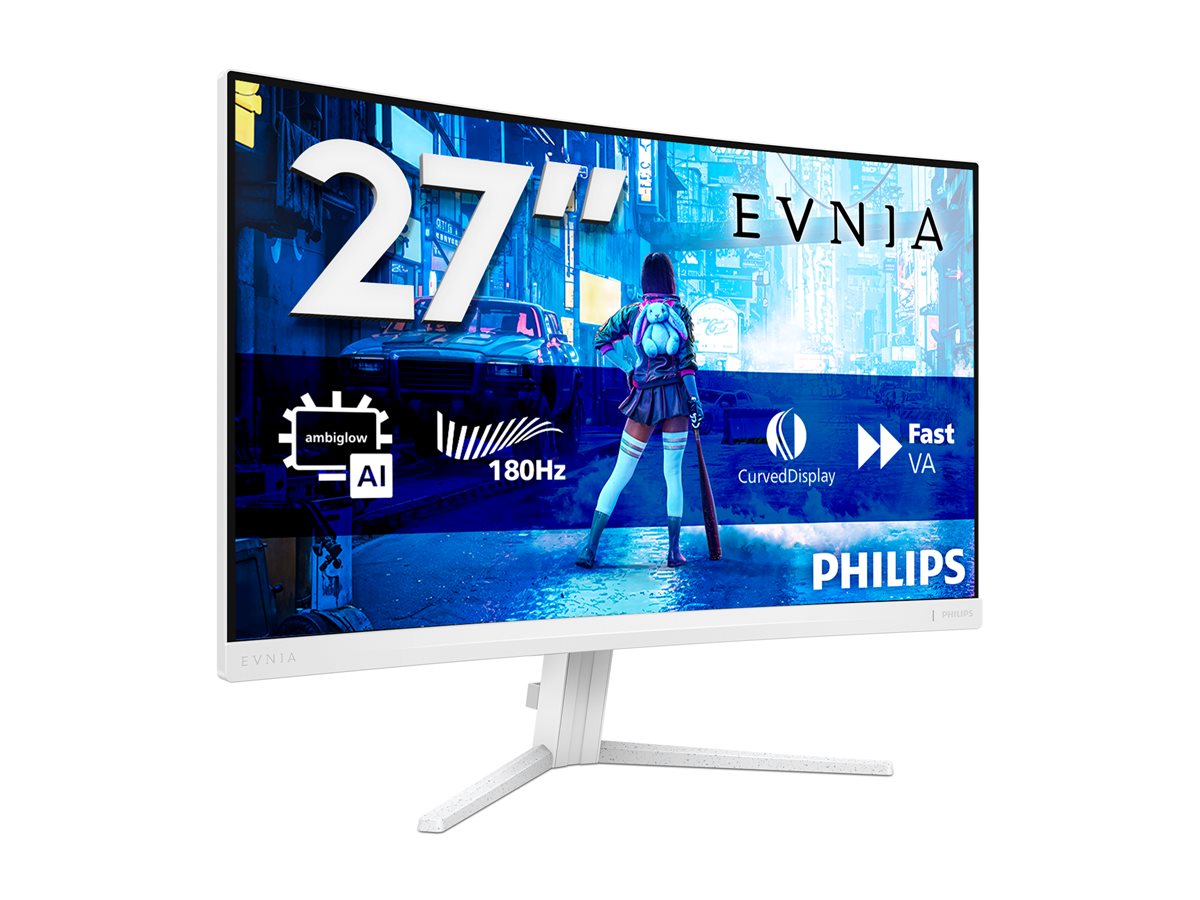 Philips | 27M2C5201L/00 | 27 " | VA | 16:9 | 180 Hz | 1 ms | 1920 x 1080 pixels | 300 cd/m² | HDMI ports quantity 2 | White - Image 27