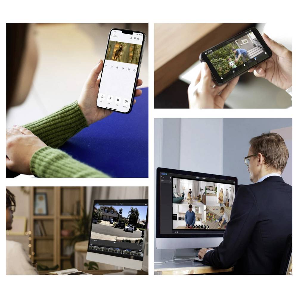 Reolink 4K Dual-Band Wi-Fi 6 Indoor Camera with Auto Tracking | E Series E340 | PTZ | 8 MP | 2.8-8mm/F1.6 | Micro SD, Max. 512GB - Image 4