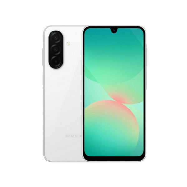 Samsung | A26 A266 | White | 6.7 " | Super AMOLED | 1080 x 2340 pixels | Exynos | 1380 | Internal RAM 8 GB | 256 GB | Dual SIM | 3G | 4G | 5G | Main camera resolution 50 MP | Secondary camera resolution 8 MP | Android | 5000 mAh