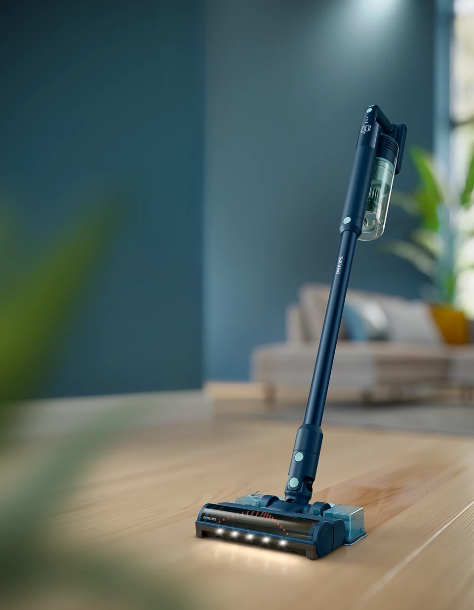Philips Vacuum Cleaner | XC5141/01 | Cordless operating | Handstick | 25.2 V | Operating time (max) 60 min | Sage | Warranty 24 month(s) - Image 6