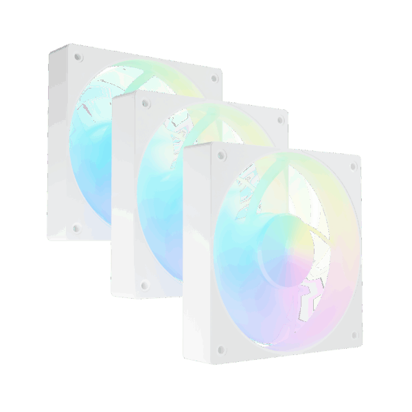 Fury Sai S12 ARGB PWM, 3-pack | Fan | White