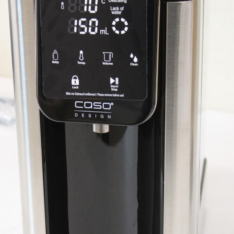 SALE OUT. Caso Turbo Hot Water Dispenser | Hot 7 | Water Dispenser | 2200-2600 W | 2.7 L | Plastic/Stainless Steel | Black/Stainless Steel | DAMAGED PACKAGING, BROKEN INER PACKAGING, DAMAGED GLASS CONTAINER - Image 7
