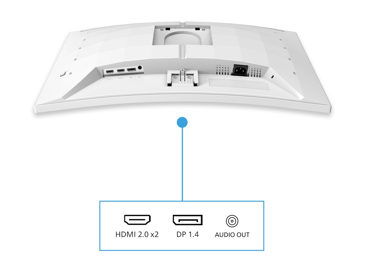 Philips | 27M2C5201L/00 | 27 " | VA | 16:9 | 180 Hz | 1 ms | 1920 x 1080 pixels | 300 cd/m² | HDMI ports quantity 2 | White - Image 90