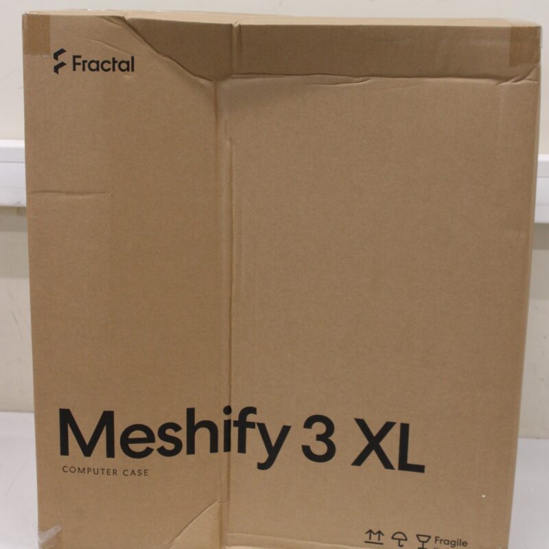 SALE OUT. Fractal Design Meshify 3 XL | Black RGB TG Light Tint | Mid-Tower | DAMAGED PACKAGING | ATX