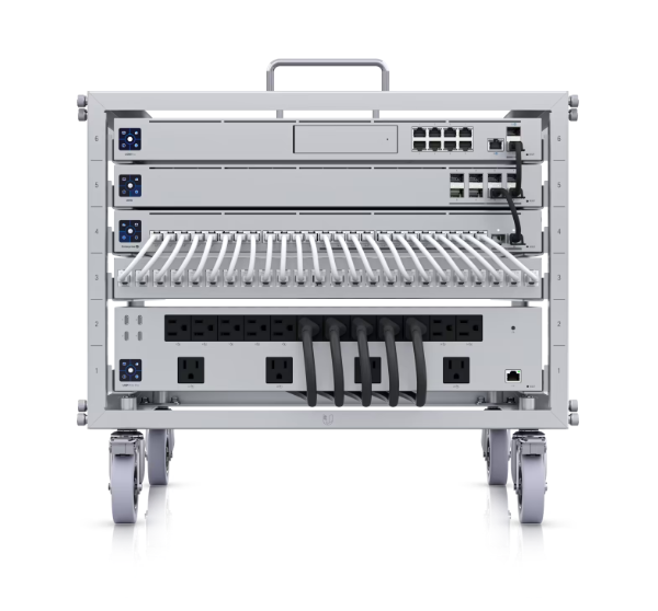Ubiquiti U-Rack-6U-TL Toolless Mini Rack 6U 24-Port Blank Keystone Patch Panel | Ubiquiti