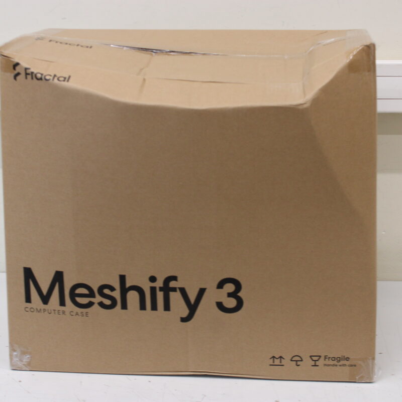 SALE OUT. Fractal Design Meshify 3 Ambience Pro RGB Black TG | SALE OUT. SALE OUT. Fractal Design Meshify 3 | Ambience Pro RGB Black TG Light Tint | ATX | DAMAGED PACKAGING, DAMAGED PAINT ON TOP
