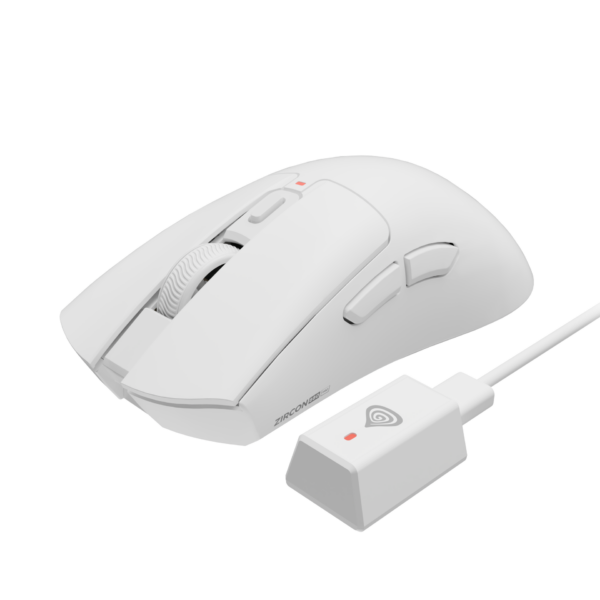 Genesis Gaming Mouse | Zircon 880 Pro 8k | Wireless | 2.4GHz, Bluetooth | White