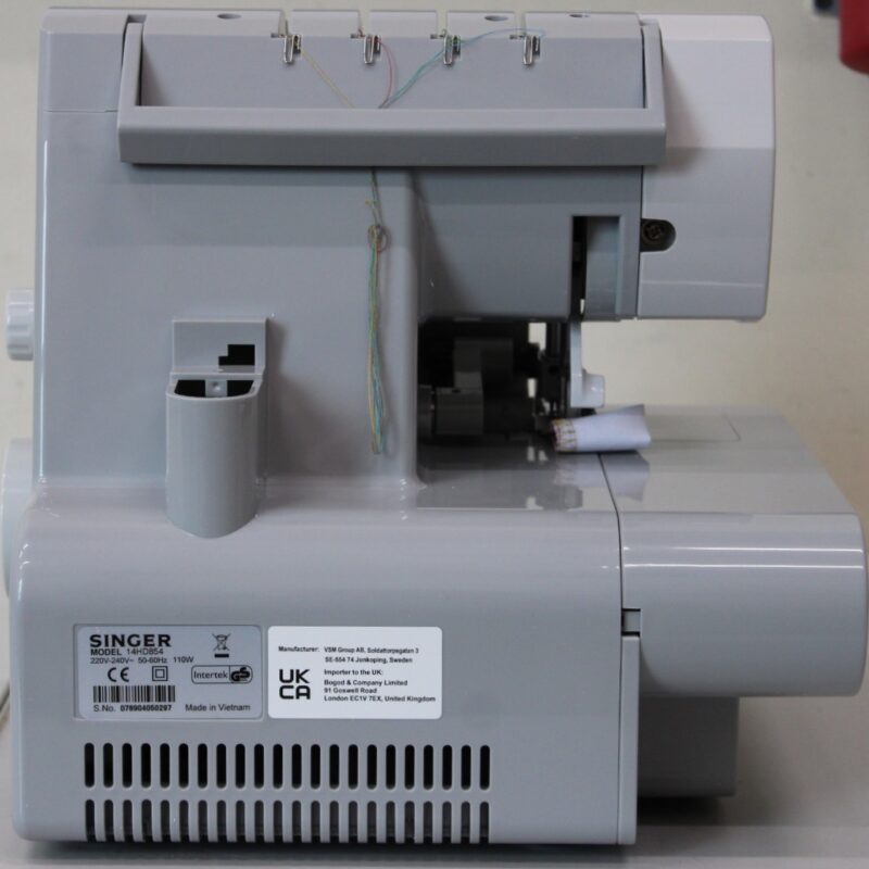 SALE OUT. Singer Sewing Machine | 14HD-854 Heavy Duty Serger | Number of stitches 8 | Grey | DAMAGED PACKAGING - Image 4