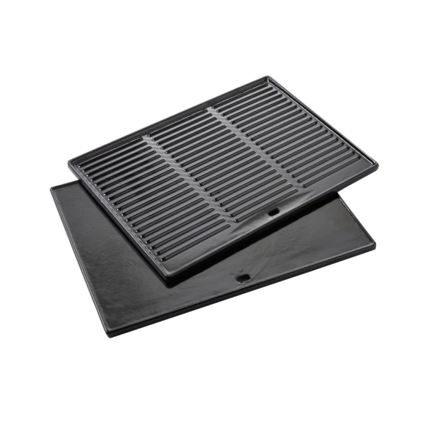 Barbecook | Dynamic Core Enamelled Cast Iron Cooking Griddle, 43 x 35 x 2 cm | BC-ACC-7126