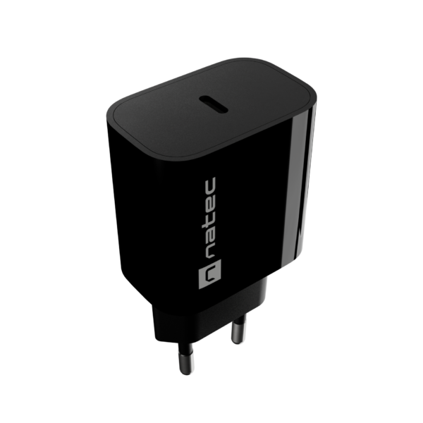 Natec Ribera USB Charger 1X USB-C 20W, Black
