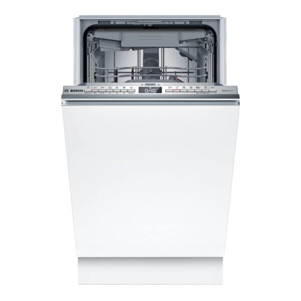 Bosch Dishwasher | SPV4EMX25E | Built-in | Width 45 cm | Number of place settings 10 | Number of programs 6 | Energy efficiency class C | AquaStop function | White