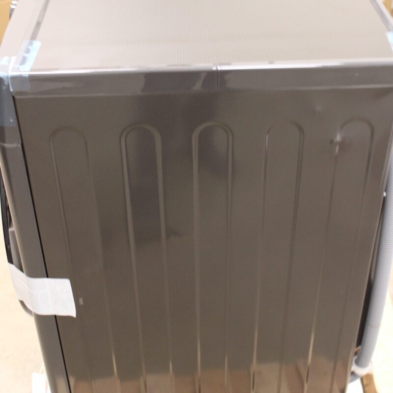 SALE OUT. LG F4DR510S2M Washing machine with dryer,A-10%/D,Front loading,Washing capacity 10 kg,Drying capacity 6 kg,Depth 55 cm,1400 RPM,Mi | LG Washing machine with dryer | F4DR510S2M | Energy efficiency class A | Front loading | Washing capacity 10 kg | 1400 RPM | Depth 56.5 cm | Width 60 cm | Display | LED | Drying system | Drying capacity 6 kg | Steam function | Direct drive | Middle Black | DAMAGED PACKAGING, REFURBISHED, DENT ON THE RIGHT SIDE - Image 3