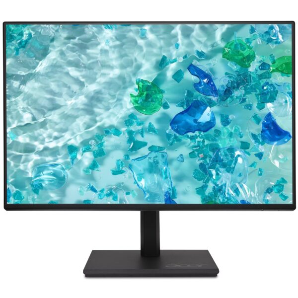 Acer Vero B247Y Series Monitor 60cm 23.8'' FHD ZeroFrame IPS 120Hz 16:9 4ms(GTG) 250nits VGA HDMI DP MM Audio In/Out AdaptiveSync EU Black | Acer