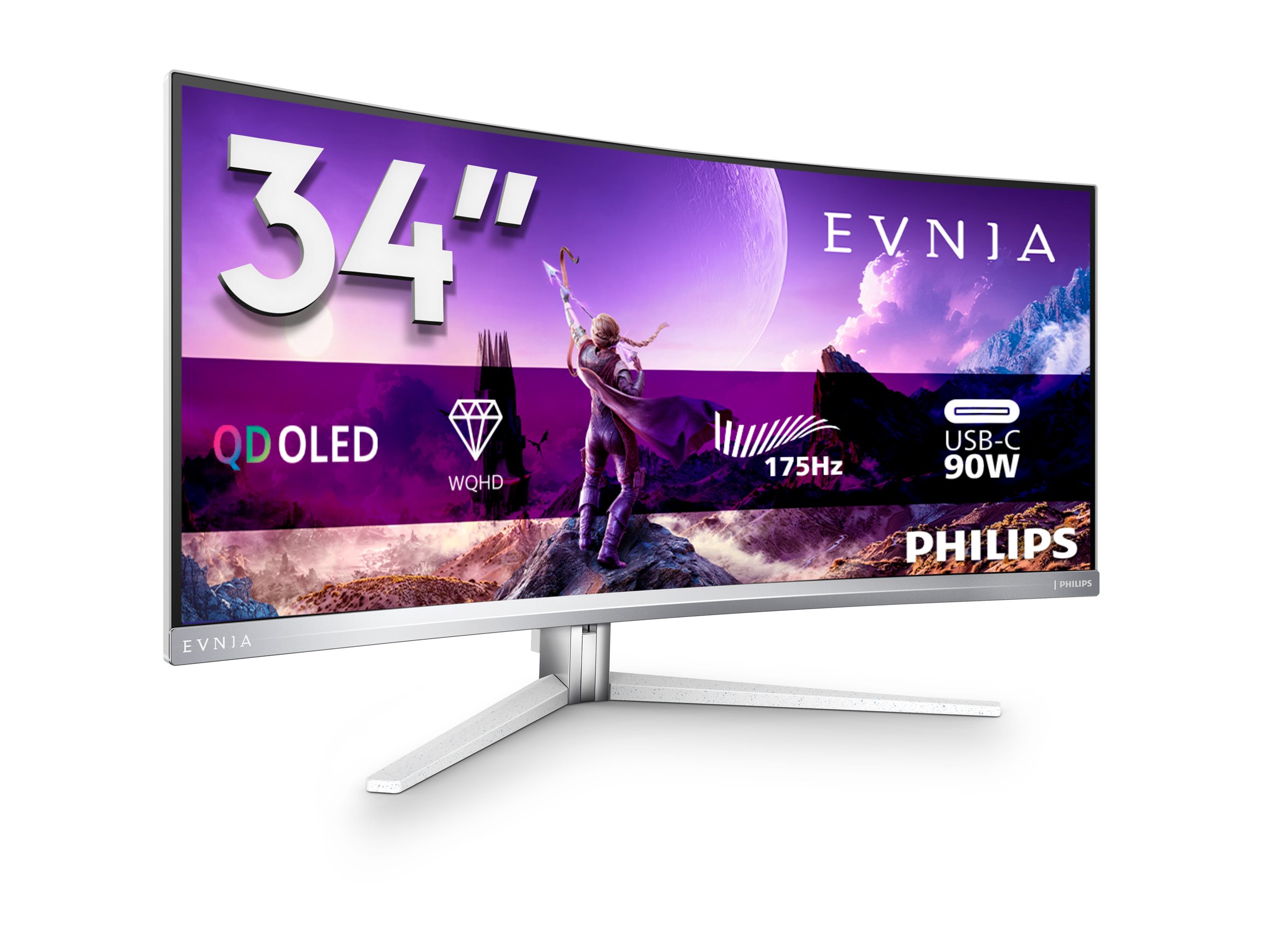 Philips | Curved Gaming Monitor | 34M2C8600/00 | 34 " | LED | WQHD | 21:9 | 100 Hz | 0.03 ms | 3440 x 1440 | 450 cd/m² | HDMI ports quantity 2 - Image 10