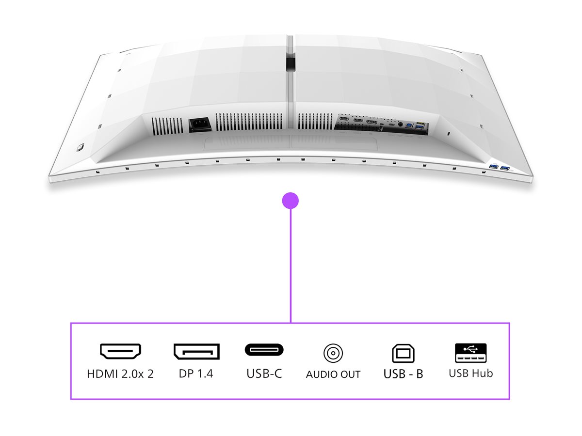 Philips | Curved Gaming Monitor | 34M2C8600/00 | 34 " | LED | WQHD | 21:9 | 100 Hz | 0.03 ms | 3440 x 1440 | 450 cd/m² | HDMI ports quantity 2 - Image 80
