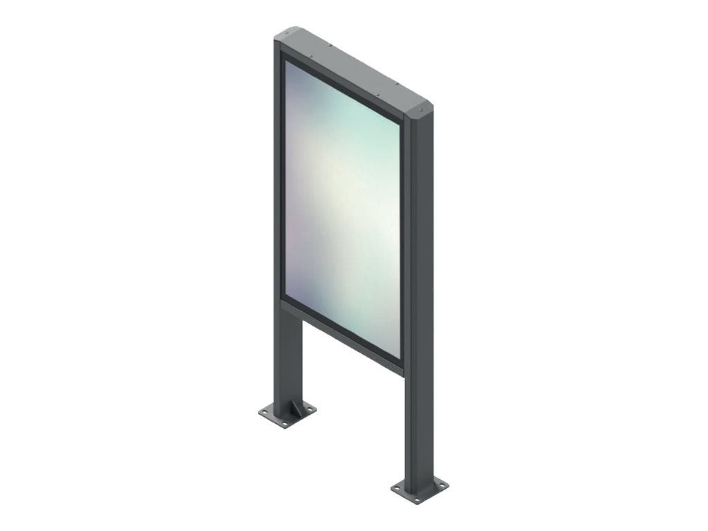 EDBAK | Floor stand | POK101 | 55 " | Maximum weight (capacity) 80 kg | Black - Image 2