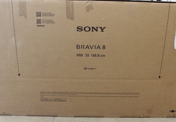 SALE OUT. Sony K55XR80PAEP Bravia 8 | 55 | Smart TV | Google TV | 4K UHD | Black | DAMAGED PACKAGING
