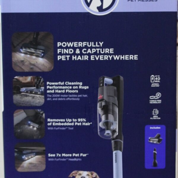 SALE OUT. Bissell Stick Vacuum | PowerClean FurFinder Select | Cordless operating | 200 W | 25.2 V | Operating time (max) 40 min | Black/Titanium/Lake Blue | Warranty 24 month(s) | Battery warranty 24 month(s) | DEMO