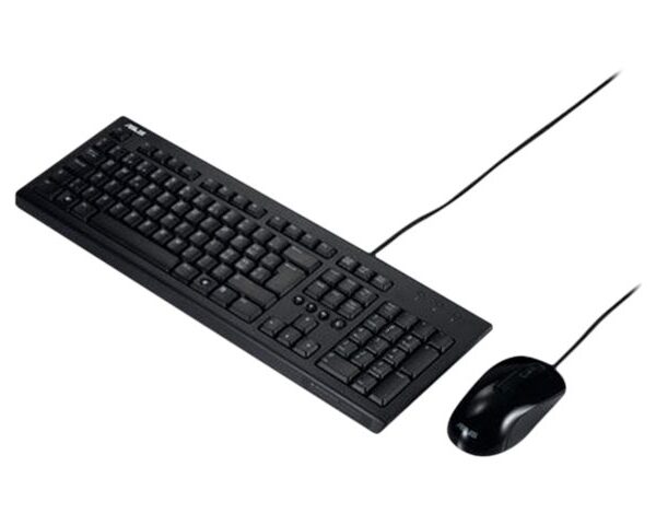 Asus U2000 | Keyboard and Mouse Set | Wired | US | Black