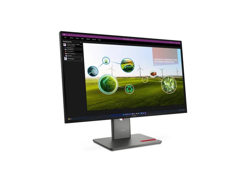 Lenovo | ThinkVision | P27Q-40 | 27 " | IPS | 16:9 | 120 Hz | 4 ms | 350 cd/m² | HDMI ports quantity 1 | Eclipse black | Warranty 36 month(s) - Image 15