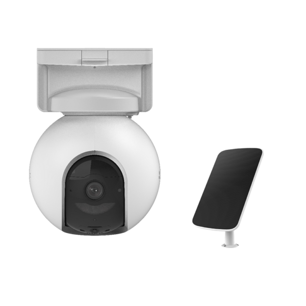 EZVIZ | CS-EB8 4G | Battery-powered PT camera with solar panel | PTZ | 8 MP | 4 mm | IP65 | H.264/H.265 | MicroSD, max. 512 GB