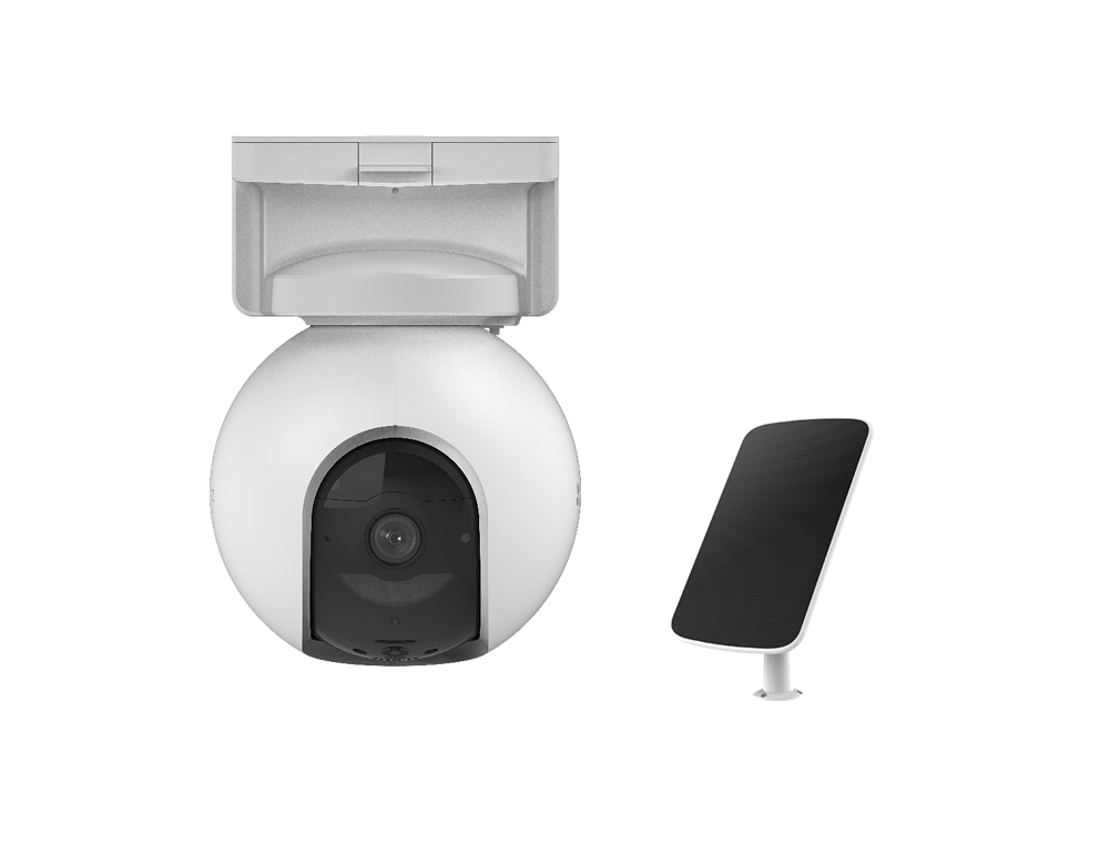 EZVIZ | CS-EB8 4G | Battery-powered PT camera with solar panel | PTZ | 8 MP | 4 mm | IP65 | H.264/H.265 | MicroSD, max. 512 GB