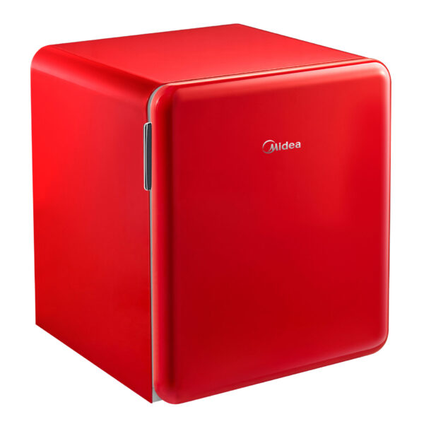 Midea Refrigerator | MDRD86SLE32 | Energy efficiency class E | Free standing | Larder | Height 50 cm | Fridge net capacity 47 L | 41 dB | Red