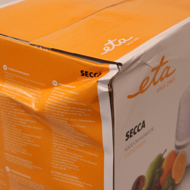 SALE OUT. ETA Fruit Dryer | ETA730190000 Secca | Power 380 W | Number of trays 5 | Integrated timer | White | DAMAGED PACKAGING - Image 2