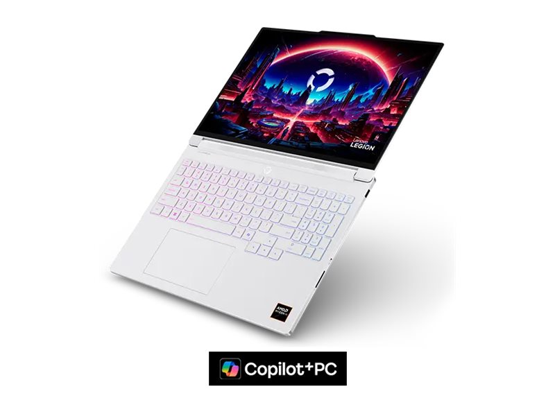 Lenovo Legion 7 16AGP11 AMD | Glacier White | 16 " | OLED | WQXGA | 2560 x 1600 pixels | Glossy | AMD Ryzen AI 9 | HX 470 | 32 GB | Soldered LPDDR5X | Solid-state drive capacity 1000 GB | NVIDIA GeForce RTX 5070 | GDDR7 | 12 GB | Windows 11 Home | 802.11be | Bluetooth version 5.4 | Keyboard language English | Keyboard backlit | Warranty 24 month(s) | Battery warranty 12 month(s) - Image 2