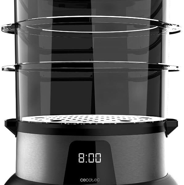 Cecotec Food Steamer | Vapovita 3000 Pro | 1000 W | Number of baskets 3