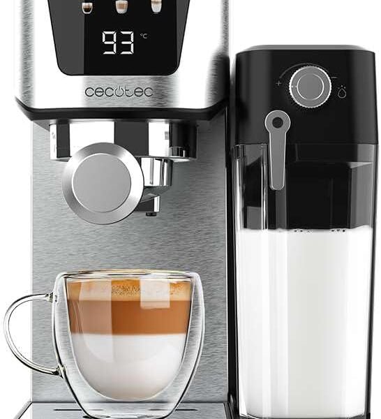 Cecotec Coffee Maker | Power Espresso 20 Cream | Pump pressure 20 bar | Built-in milk frother | Semi-automatic | 1350 W