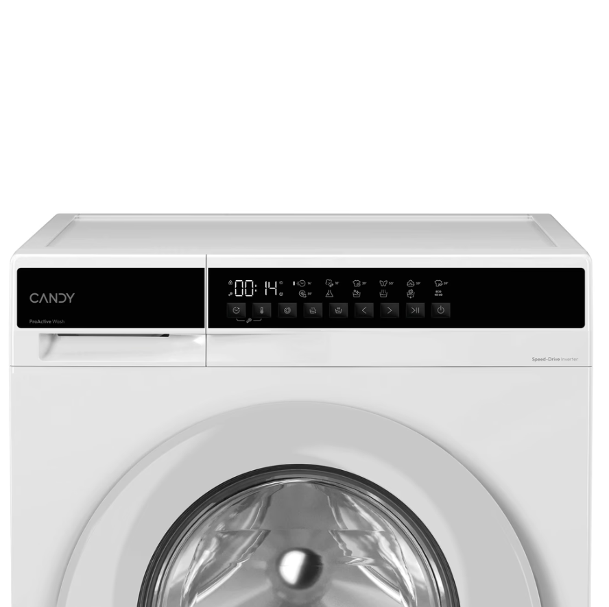 Candy Washing Machine | EY 27S7-S | Energy efficiency class A | Front loading | Washing capacity 7 kg | 1200 RPM | Depth 47 cm | Width 60 cm | Display | LED | White - Image 4