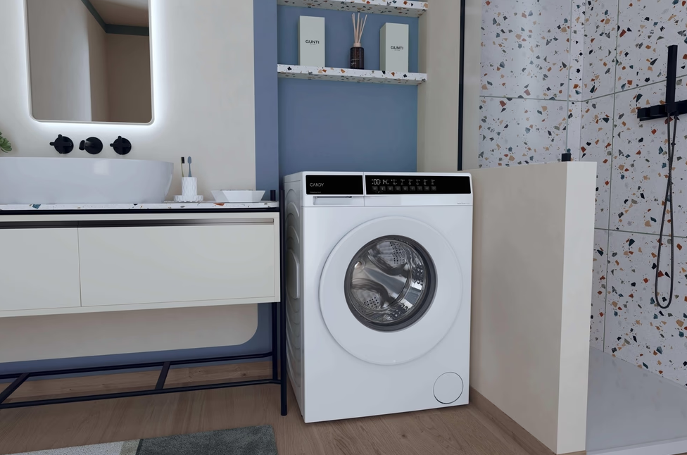 Candy Washing Machine | EY 27S7-S | Energy efficiency class A | Front loading | Washing capacity 7 kg | 1200 RPM | Depth 47 cm | Width 60 cm | Display | LED | White - Image 5