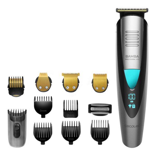 Cecotec Trimmer | PrecisionCare Pro 5-in-1 | Cordless | Wet & Dry | Number of length steps 13 | Black/Silver