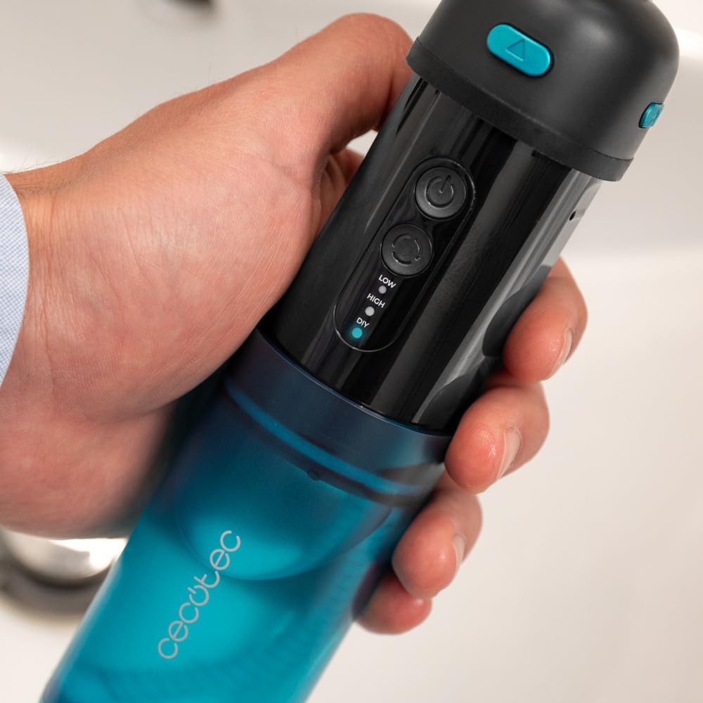 Cecotec Oral Irrigator | ToothCare Jet Splash | 150 ml | Black/Blue | Number of heads 2 - Image 3