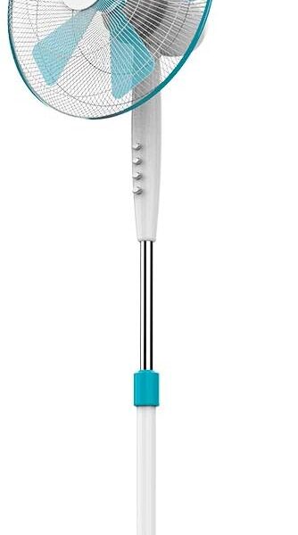 Cecotec EnergySilence 500 | Pedestal Fan | Stand Fan | 40 W | Diameter 40 cm | Number of speeds 3 | Oscillation | White/Blue