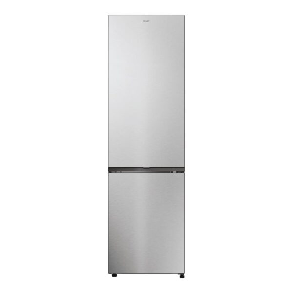 Candy Refrigerator | ECN2CQTEX206 | Energy efficiency class E | Free standing | Combi | Height 205 cm | No Frost system | Fridge net capacity 289 L | Freezer net capacity 120 L | 38 dB | Stainless Steel