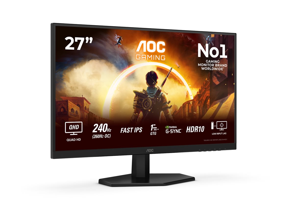 AOC | Q27G42ZE | 27 " | IPS | QHD | 16:9 | 260 Hz | 1 ms | 2560 x 1440 pixels | 300 cd/m² | HDMI ports quantity 1 | Black - Image 14