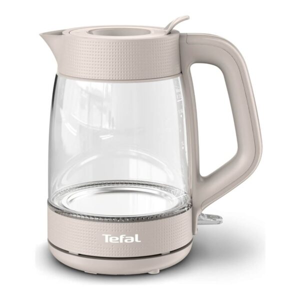 TEFAL Kettle | KO2G0BE0 | 2000 W | Electric | 1.7 L | Glass | 360° rotational base | Grey/Transparent