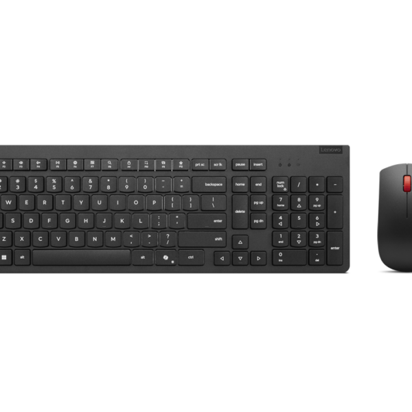 Lenovo Essential Wireless Combo Keyboard & Mouse Gen2 | Keyboard and Mouse Set | Wireless | Mouse included | Nordic | Black