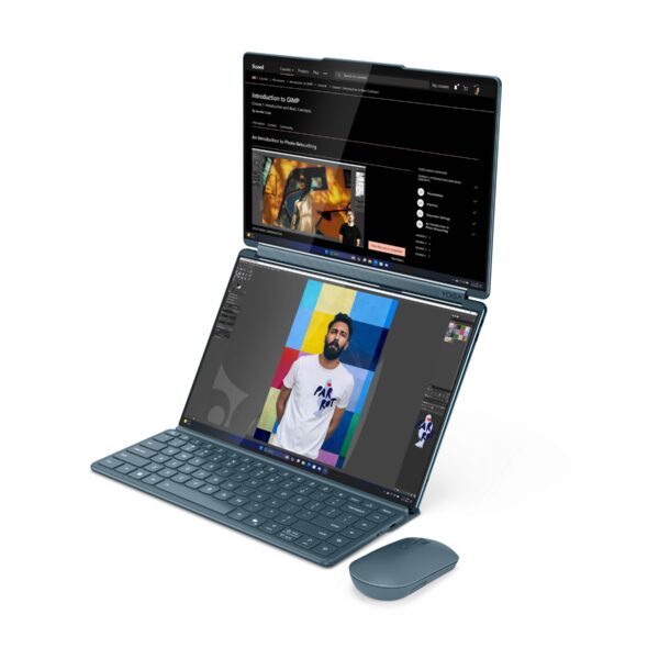 Lenovo Yoga Book 9 14IAH10 Touch 2x14 2.8K ULT7-255H/32GB/1TB/Intel Arc 140T/WIN11 Home/ENG Backlit kbd/Tidal Teal/2Y Warranty | Lenovo
