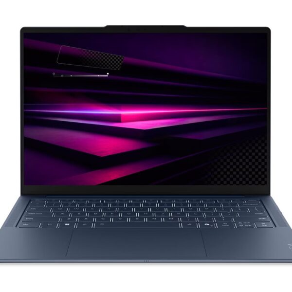 Lenovo Yoga Slim 7 14Q8Y11 Snapdragon | Cosmic Blue | 14 " | OLED | 2.8K WQXGA+ | 2880 x 1800 pixels | Glossy | Snapdragon X2 Elite | X2E-80-100 | 16 GB | Soldered LPDDR5X | Solid-state drive capacity 1000 GB | Qualcomm Adreno GPU | Windows 11 Home | 802.11be | Bluetooth version 5.4 | Keyboard language English | Keyboard backlit | Warranty 24 month(s) | Battery warranty 12 month(s)
