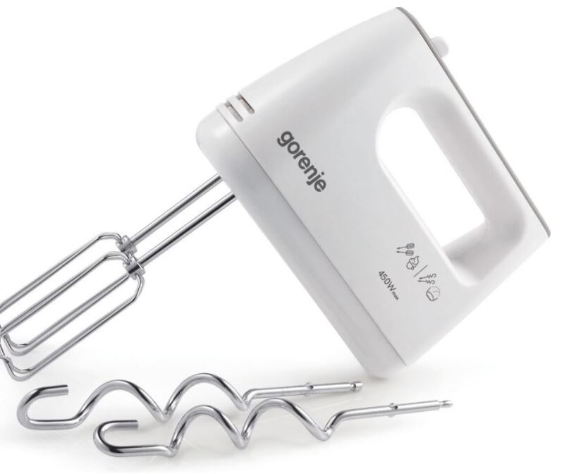 Gorenje | Mixer | M420CW | Hand Mixer | 450 W | Number of speeds 5 | Turbo mode | White - Image 2