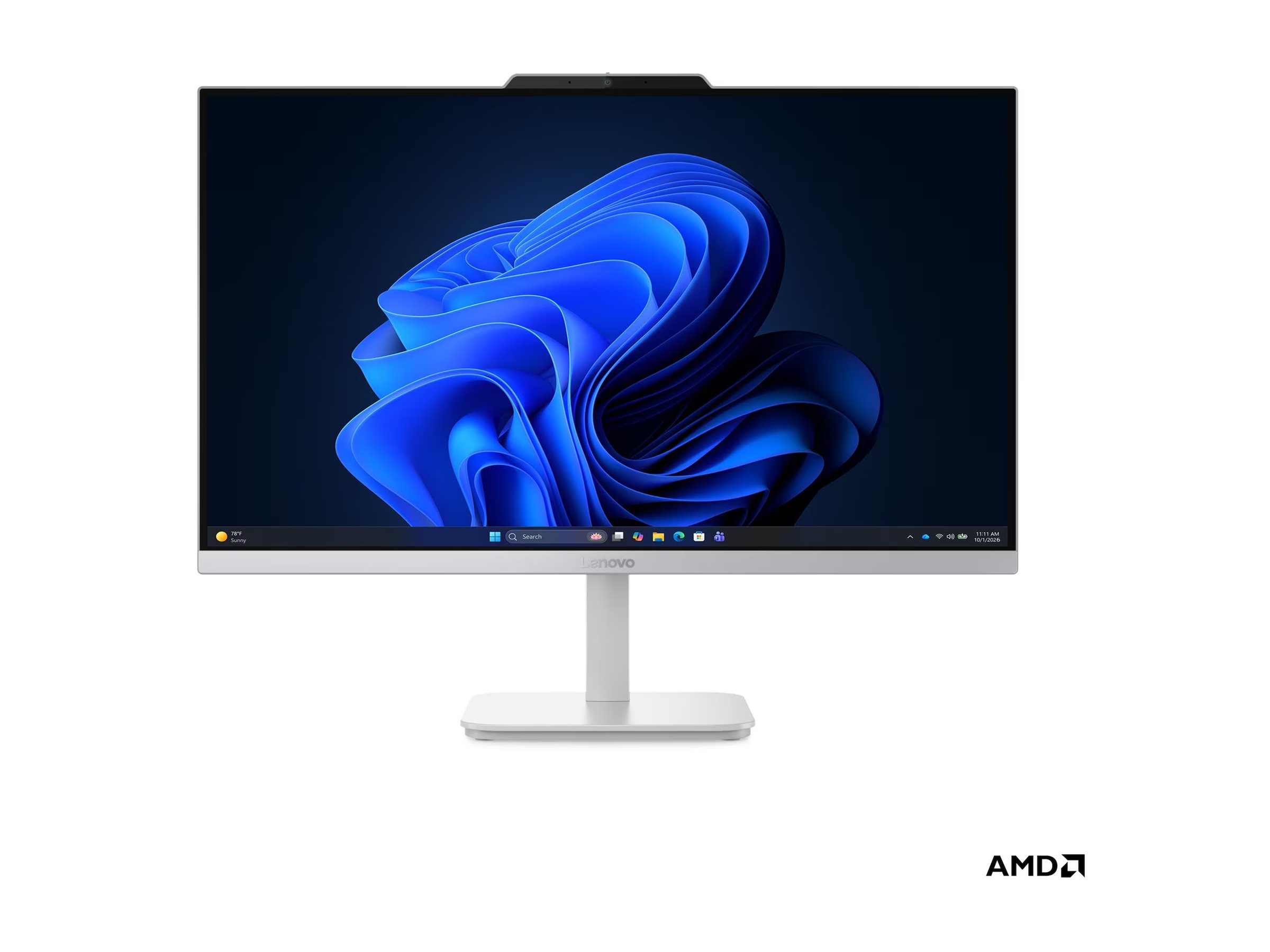 Lenovo A105 24 23.8 FHD AMD R5 40/8GB/256GB/AMD Radeon 610M/WIN11 Home/ENG kbd/Cloud Grey/2Y Warranty | Lenovo - Image 2