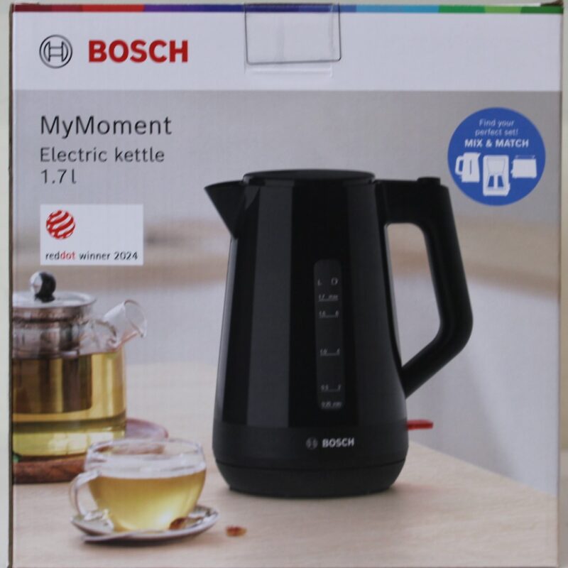 SALE OUT. | Bosch | Kettle | TWK1M123 | Electric | 2400 W | 1.7 L | Plastic | 360° rotational base | Black | DAMAGED PACKAGING