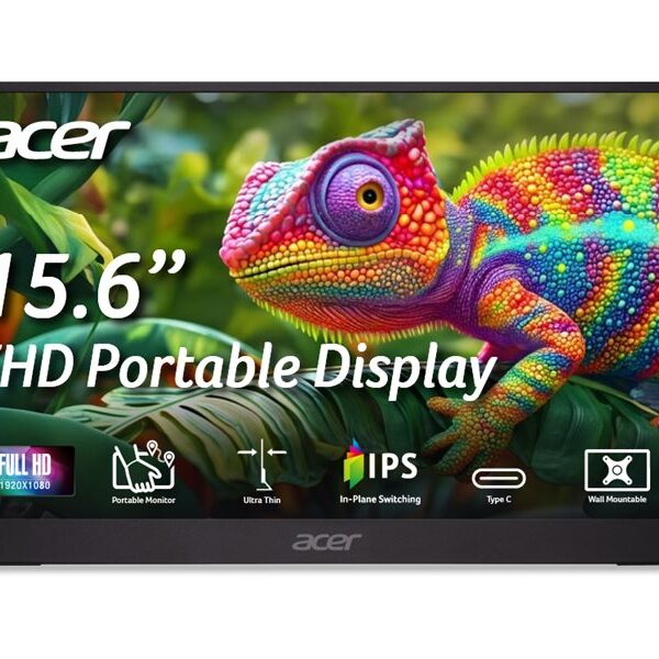 Acer | PM161Q B1bmiuux | 15.6 " | IPS | FHD | 16:9 | 60 Hz | 4 ms | 1920 x 1080 pixels | 250 cd/m² | HDMI ports quantity 1 | Black | Warranty 24 month(s)