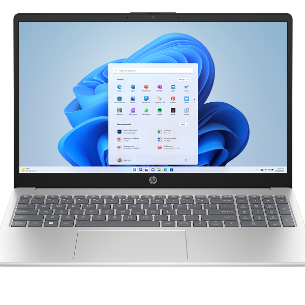HP 15 | 15-fc0041ny | Silver | 15.6 " | FHD | 1920 x 1080 pixels | AMD Ryzen 5 | 5625U | 16 GB | DDR4-SDRAM | Solid-state drive capacity 256 GB | AMD Radeon Graphics | Windows 11 Home | 802.11ax | Bluetooth version 5.4 | Keyboard language English | Warranty 24 month(s)