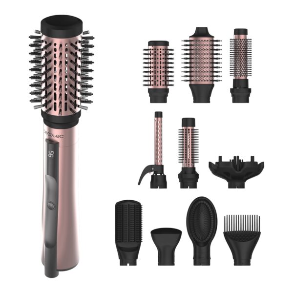 Cecotec Air Brush | CeramicCare 10in1 AirBrush | Ion conditioning | Number of heating levels 3 | 1200 W | Black/Pink
