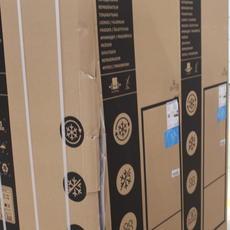 SALE OUT. Midea MDRB548MME46 Refrigerator, E, Freestanding, Combi, Height 186 cm, Fridge net 271L, Freezer net 130L, Grey | Midea Refrigerator | MDRB548MME46 | Energy efficiency class E | Free standing | Combi | Height 186 cm | No Frost system | Fridge net capacity 271 L | Freezer net capacity 130 L | 35 dB | Grey | DAMAGED PACKAGING, DENT ON THE LEFT SIDE - Image 2